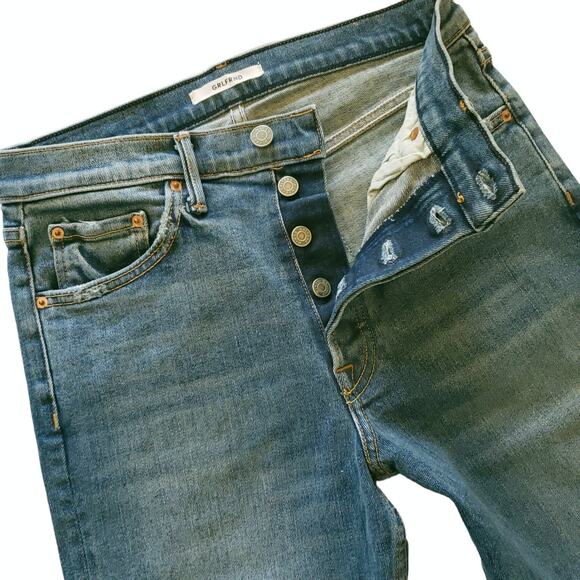 GRLFRND Karolina high rise skinny cropped jeans in Groovy Situation Size 29 NEW - Picture 2 of 10